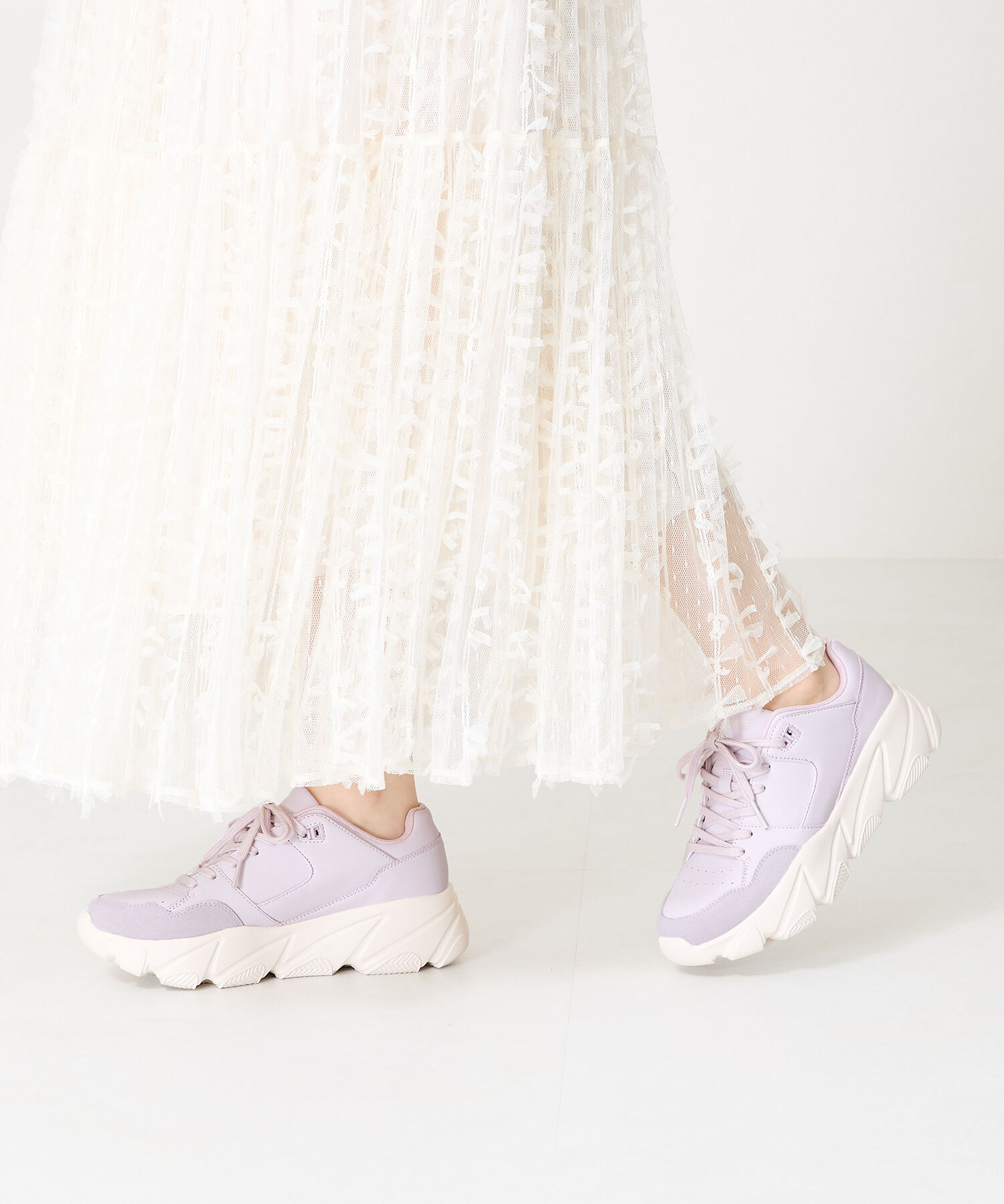 ORiental TRaffic「【アウトレット価格】パンチングデザインボリュームソールスニーカー/OT3738」|スニーカー|