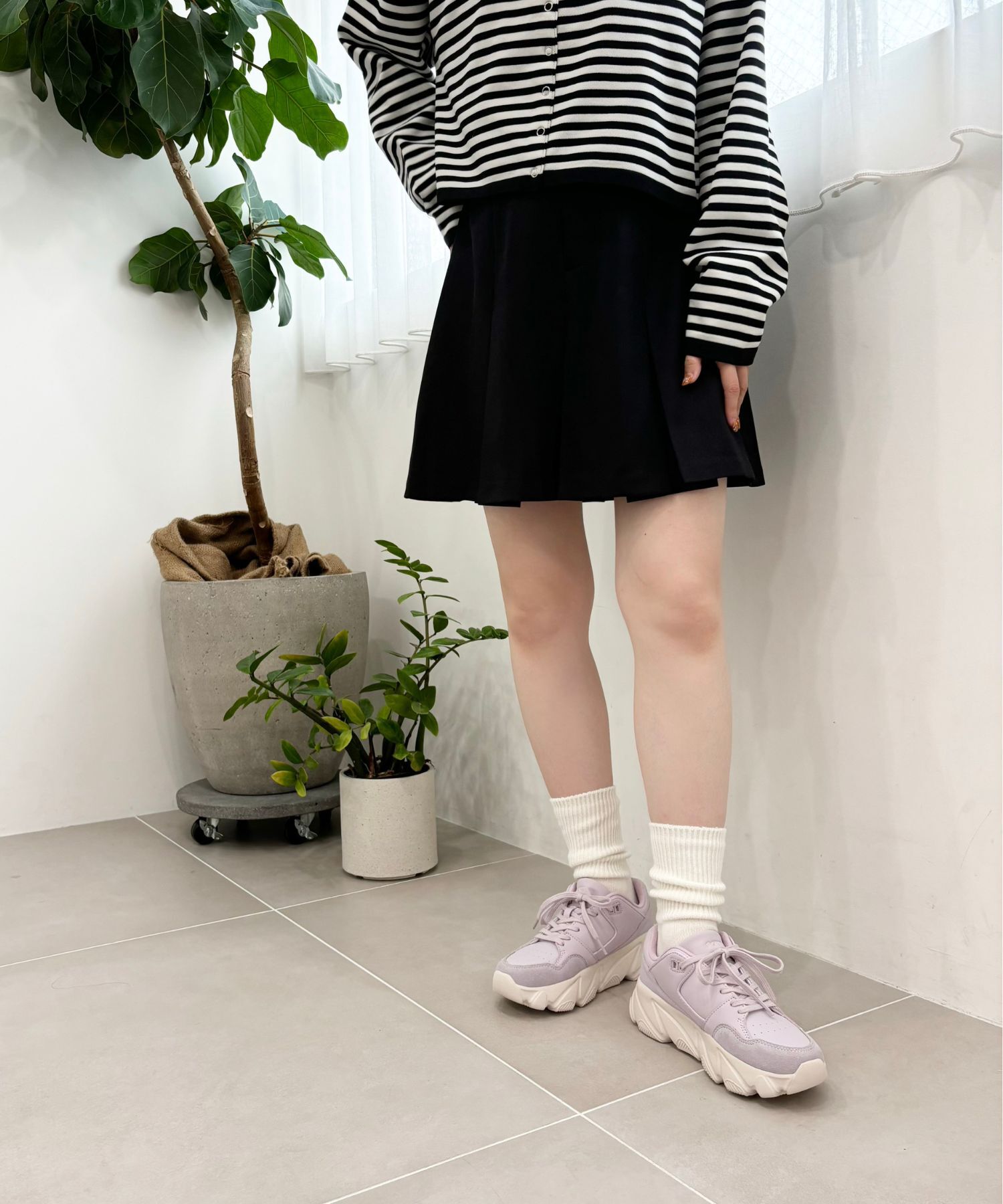 ORiental TRaffic「【アウトレット価格】パンチングデザインボリュームソールスニーカー/OT3738」|スニーカー|