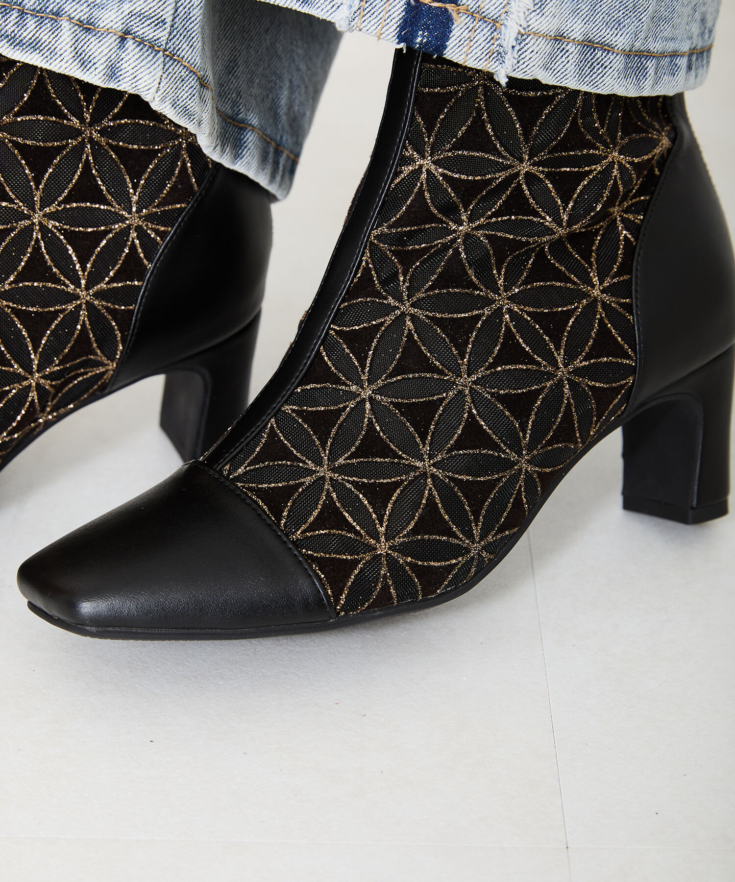 ORiental TRaffic「2024秋冬新作デザインチュールブーツ/41411」|ショートブーツ|