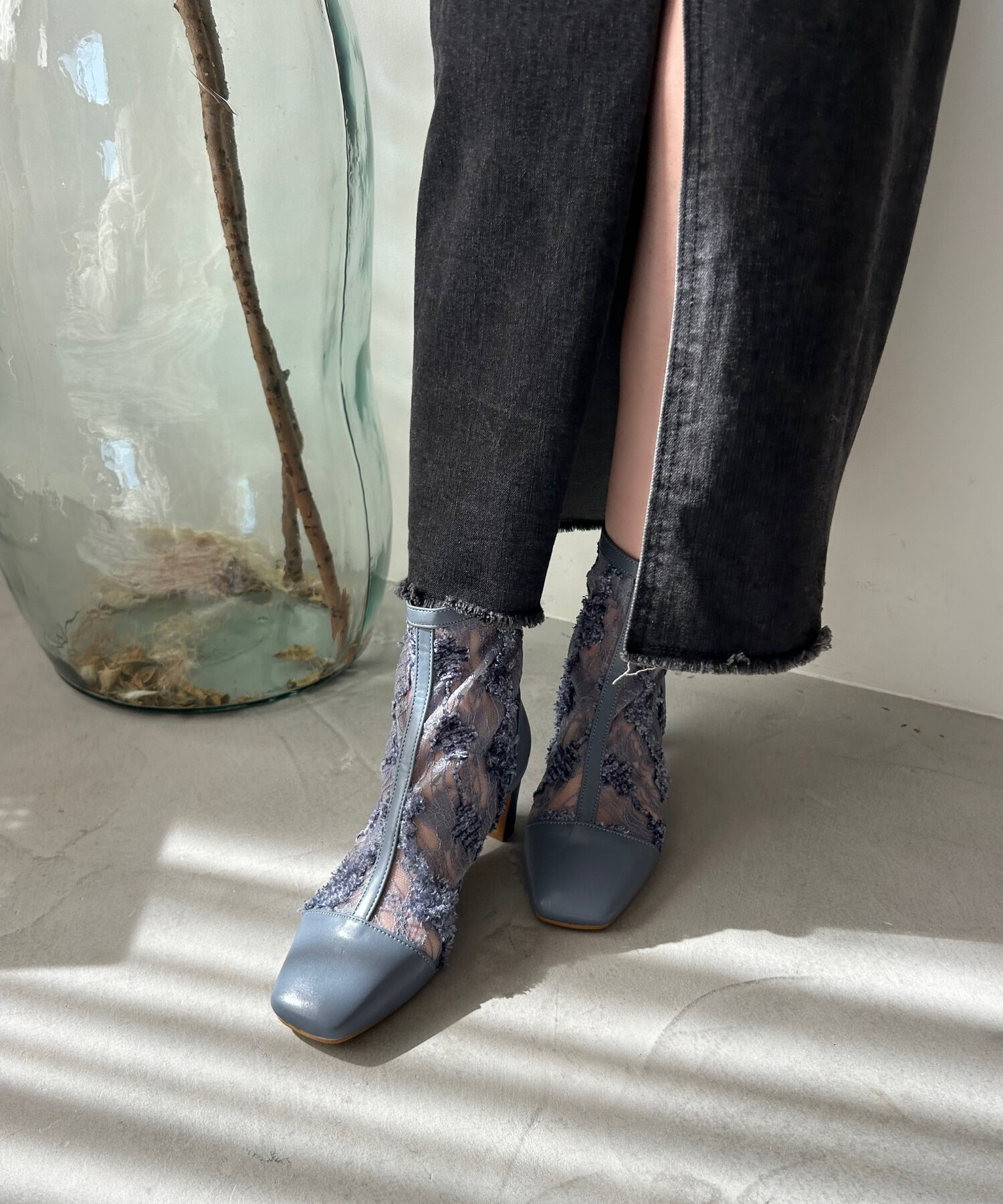 ORiental TRaffic「2024秋冬新作デザインチュールブーツ/41411」|ショートブーツ|