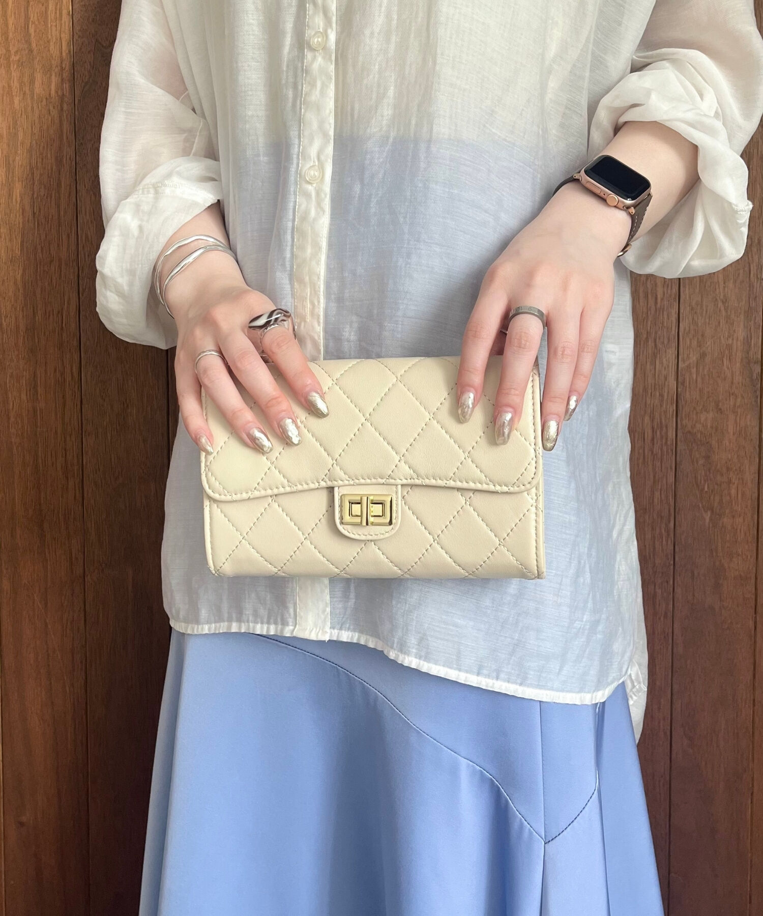 ORiental TRaffic「【BAG】キルティングお財布バッグ/BA-238 トレンド 人気 フェミニン カジュアル」|ショルダー・メッセンジャー|