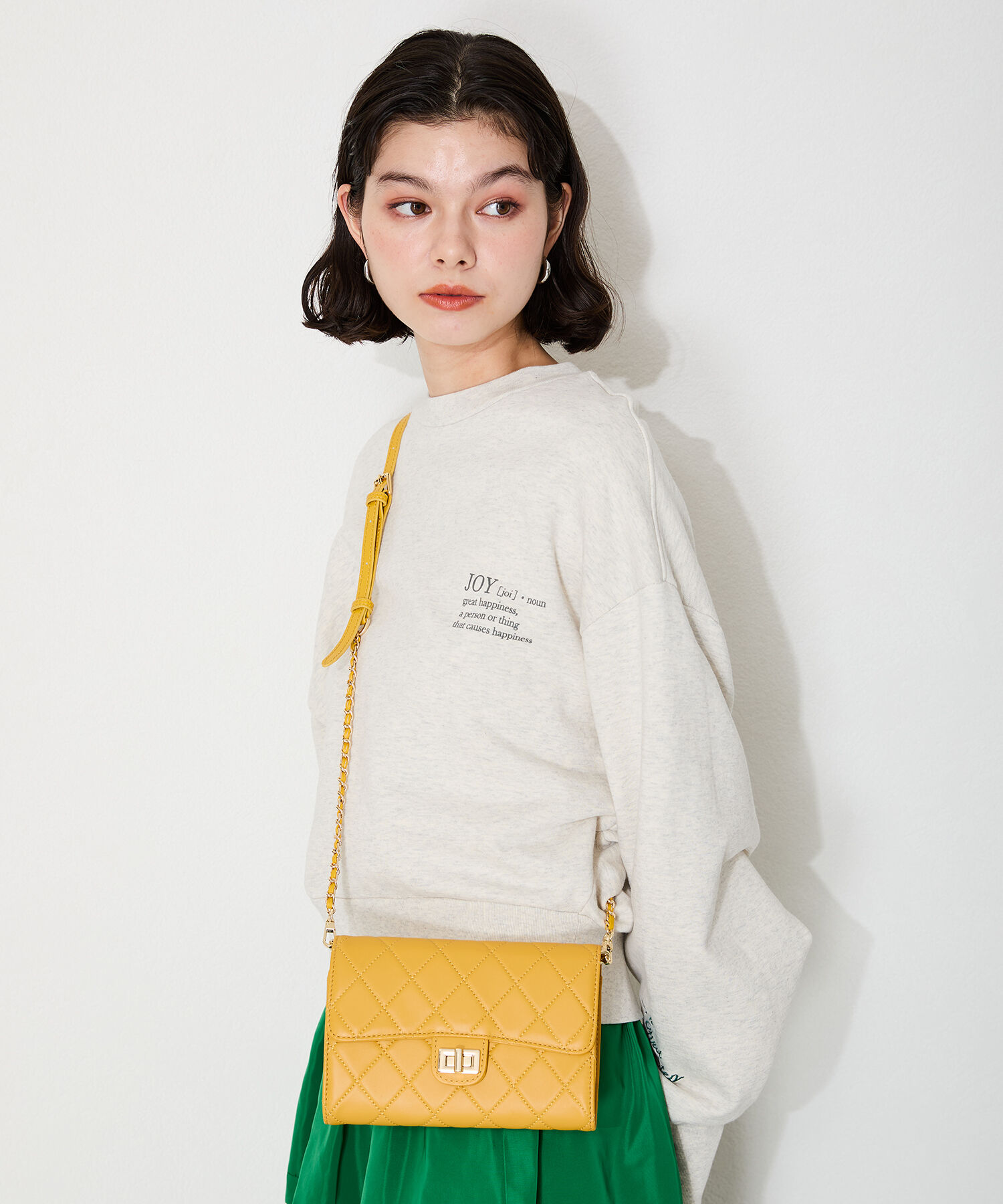 ORiental TRaffic「【BAG】キルティングお財布バッグ/BA-238 トレンド 人気 フェミニン カジュアル」|ショルダー・メッセンジャー|