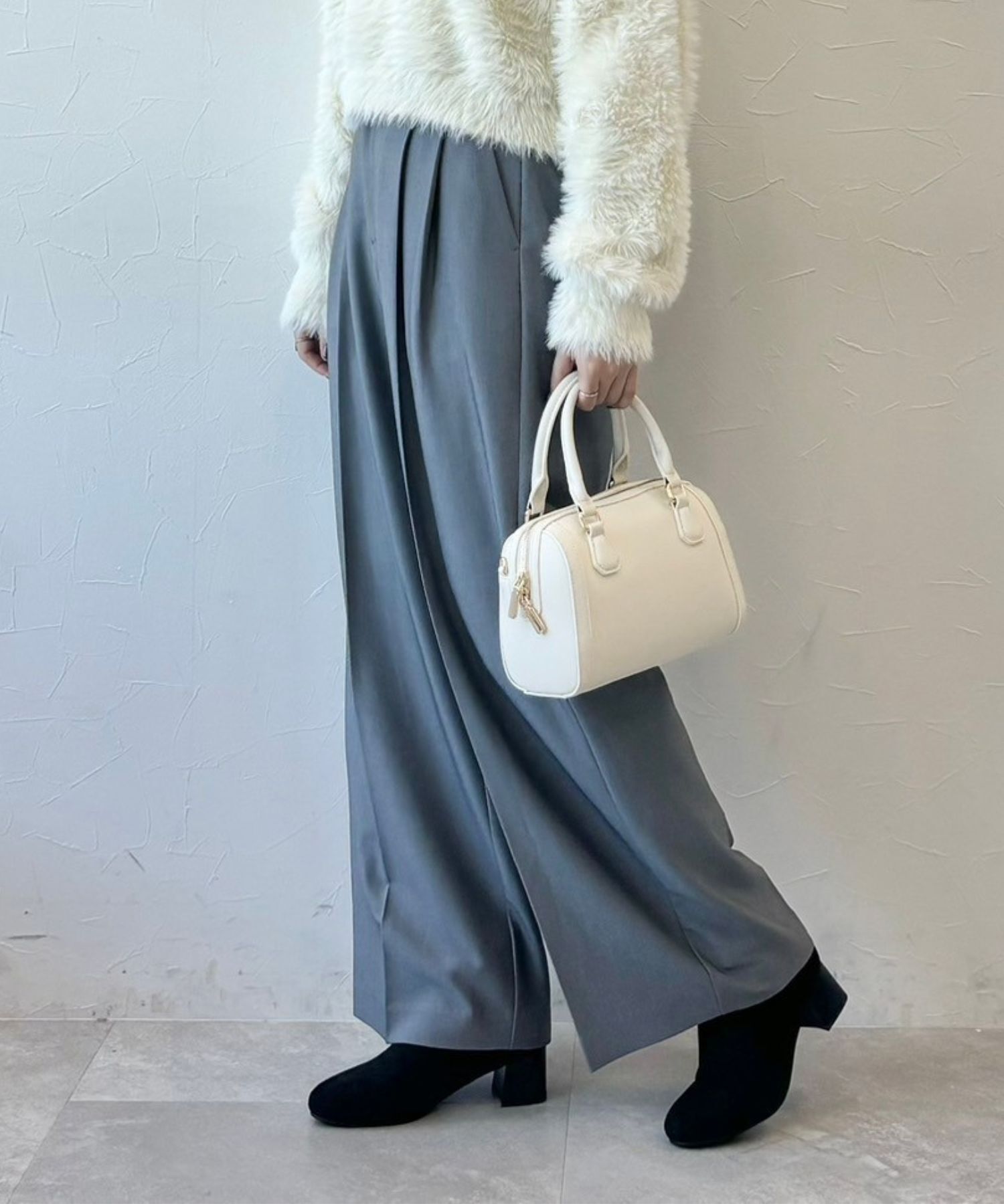 WA Oriental TRaffic「●2024秋冬新作●ビットモチーフミドルヒールブーツ/42406」|ショートブーツ|