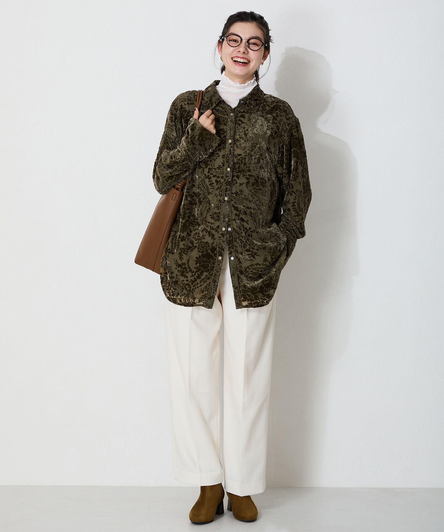 WA Oriental TRaffic「●2024秋冬新作●ビットモチーフミドルヒールブーツ/42406」|ショートブーツ|