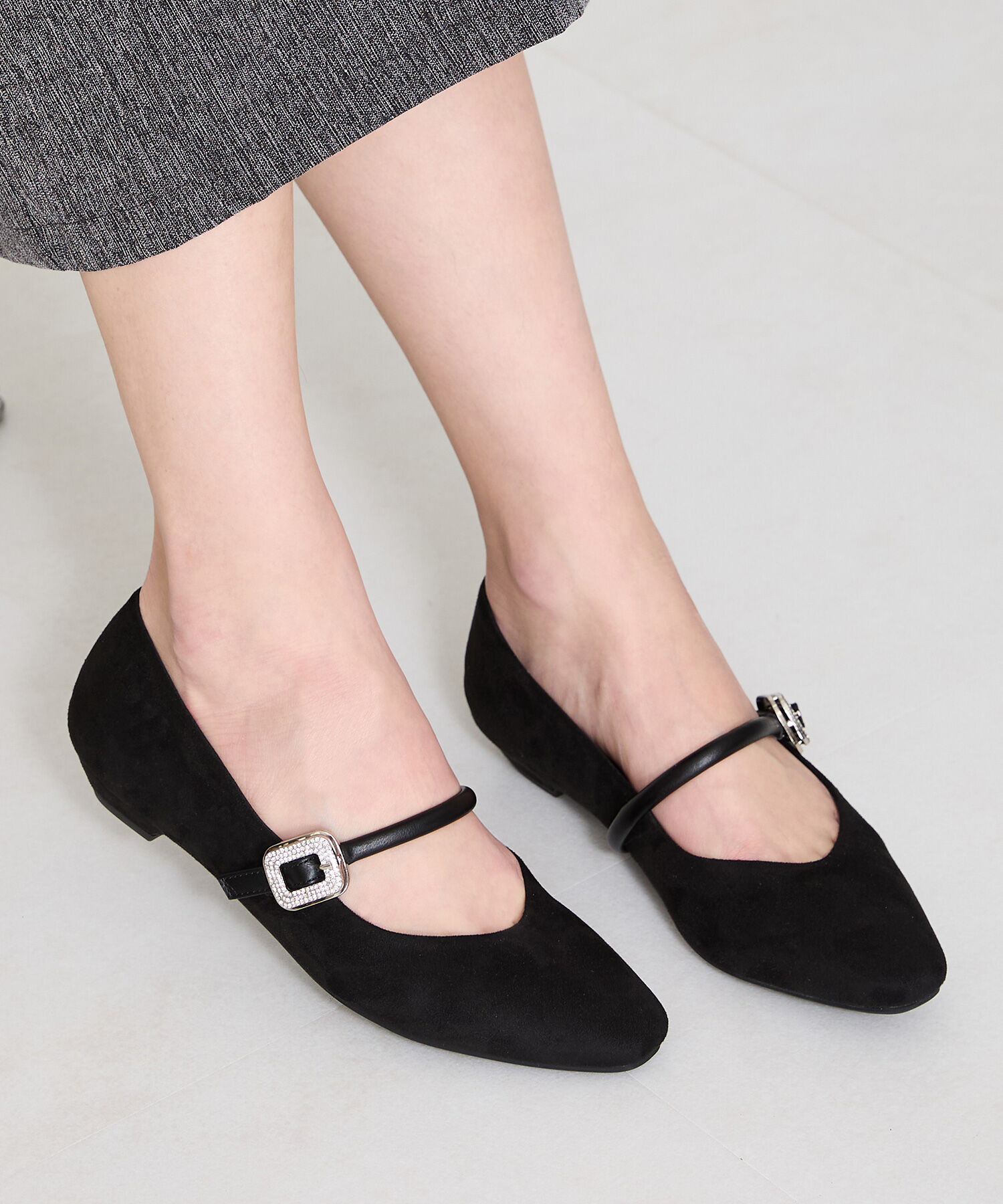 WA Oriental TRaffic「●2025春夏新作●ビジューバックルストラップパンプス/52109」|パンプス|