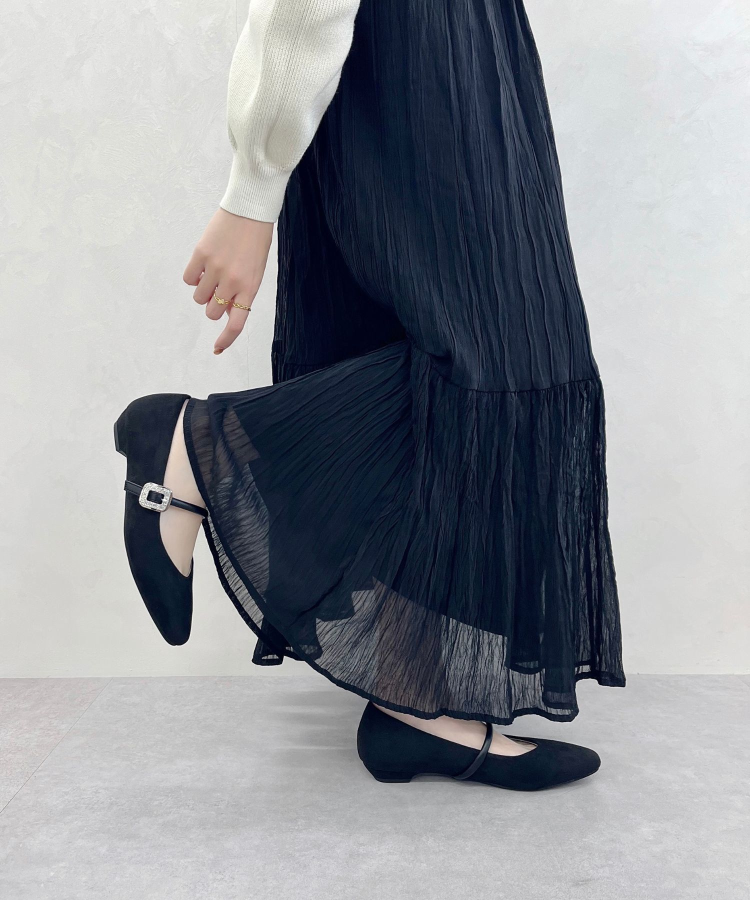 WA Oriental TRaffic「●2025春夏新作●ビジューバックルストラップパンプス/52109」|パンプス|