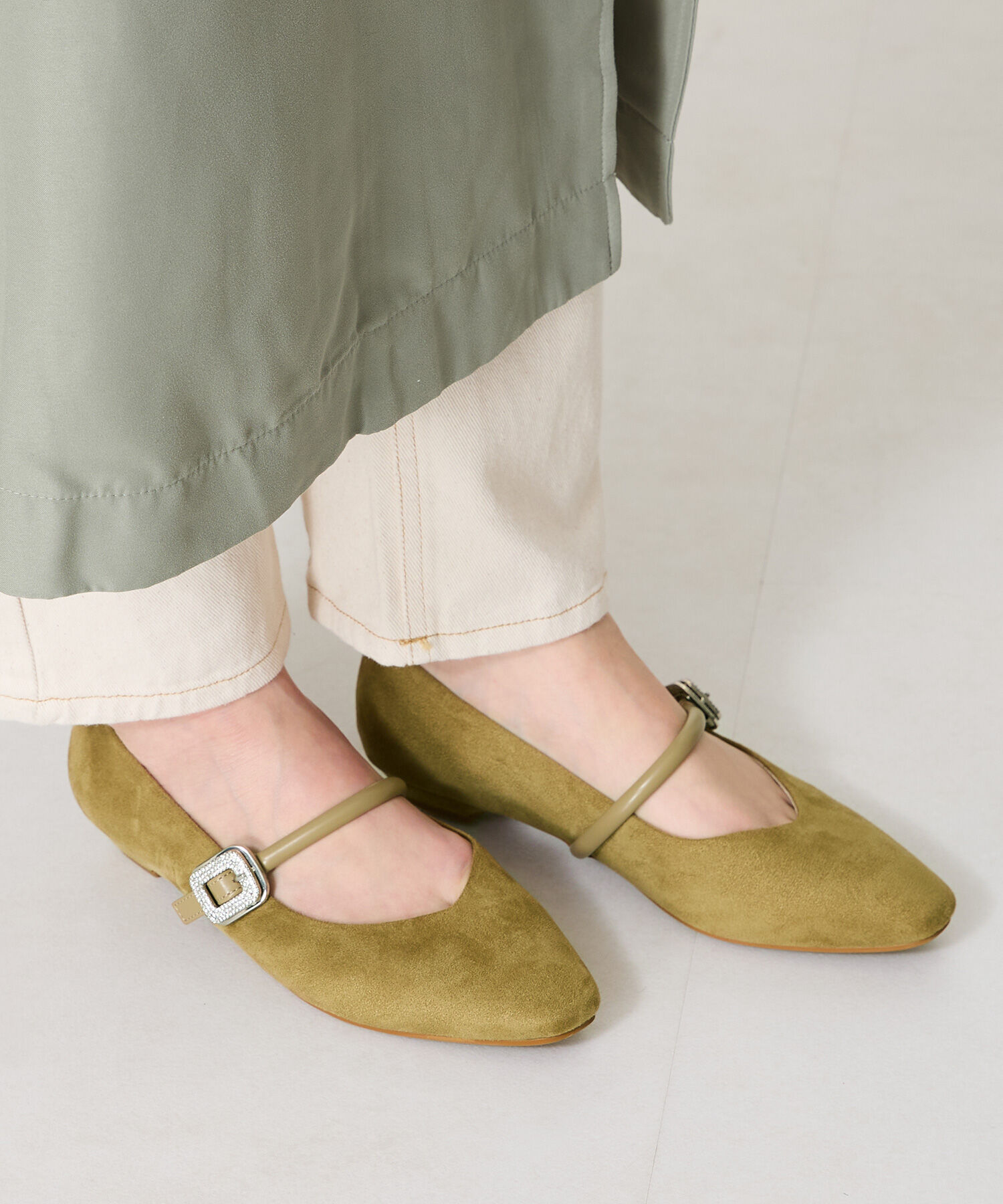 WA Oriental TRaffic「●2025春夏新作●ビジューバックルストラップパンプス/52109」|パンプス|