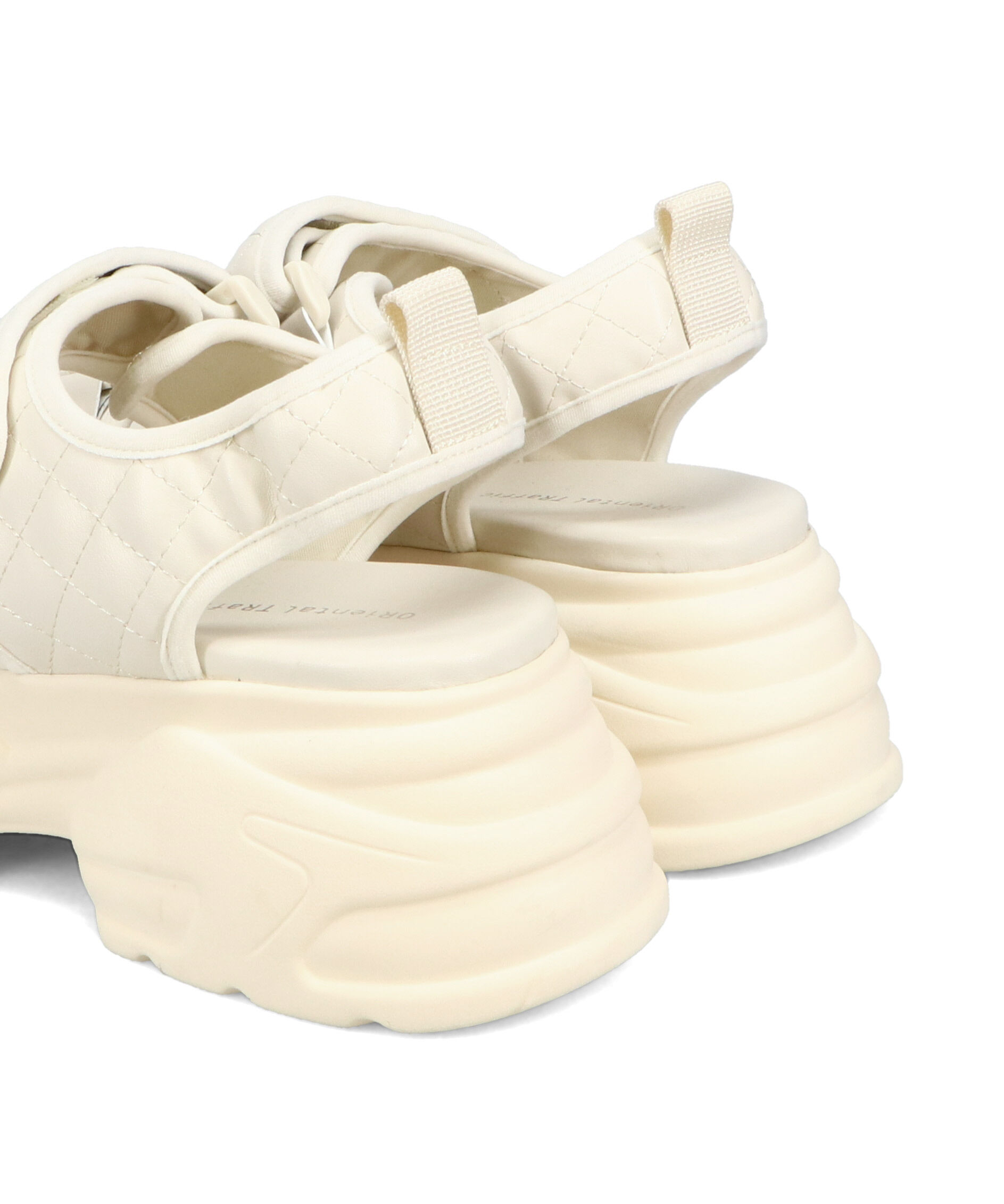 ORiental TRaffic「●2025春夏新作●キルティングパールボタン厚底サンダル/51213 サンダル 厚底 人気」|サンダル|