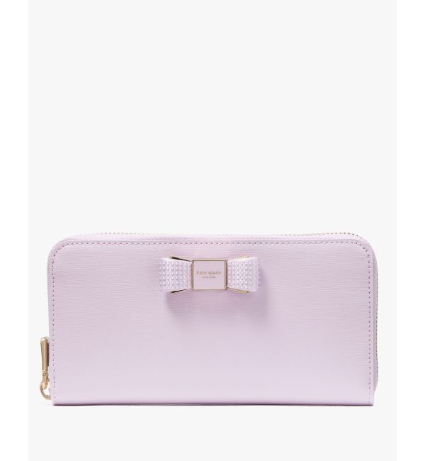 kate spade new york「モーガン ボウ ジップ アラウンド コンチネンタル ウォレット」|財布|PNTD PANSY