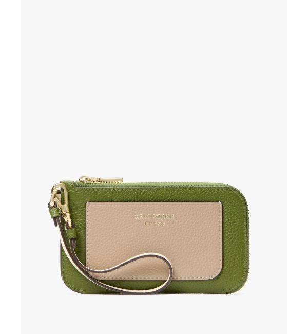 kate spade new york「アヴァ カラーブロックド コイン カード ケース リスレット」|ストラップ|Sweet Pea