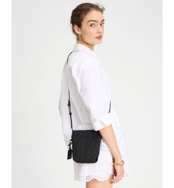 kate spade new york「ティリー キルテッド スモール クロスボディ」|ショルダー・メッセンジャー|BLACK