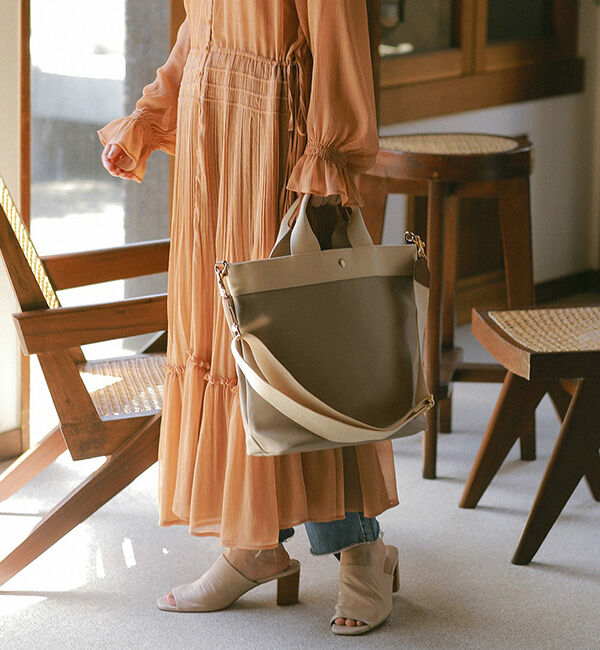 TOPKAPI BREATH「【WEB限定】【VERY 10月号掲載】RIPPLE リプル 縦型 2way ショルダー トートバッグ L」|ショルダー・メッセンジャー|