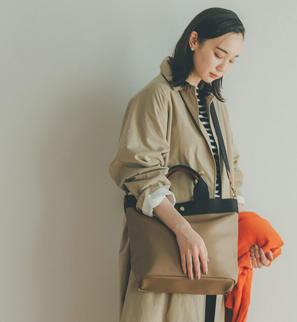 TOPKAPI BREATH「【WEB限定】【VERY 10月号掲載】RIPPLE リプル 縦型 2way ショルダー トートバッグ L」|ショルダー・メッセンジャー|