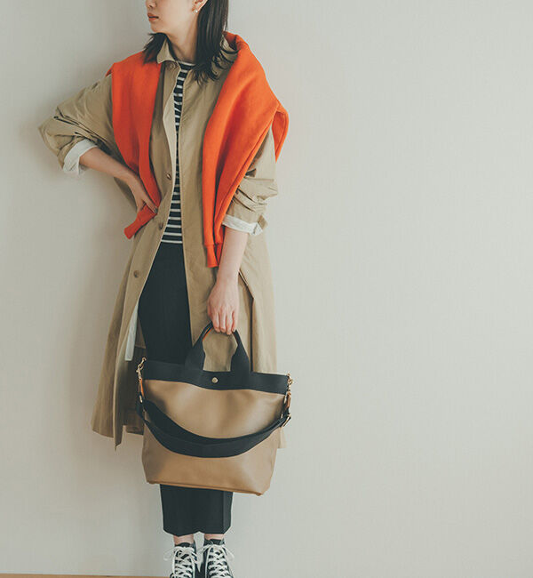 TOPKAPI BREATH「【WEB限定】【VERY 10月号掲載】RIPPLE リプル 縦型 2way ショルダー トートバッグ L」|ショルダー・メッセンジャー|