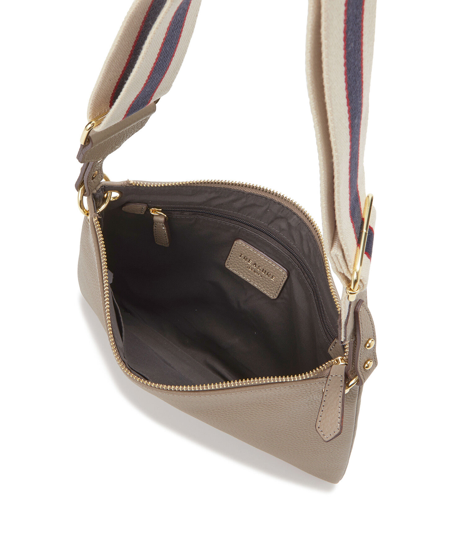 TOPKAPI TREASURE「ストライプベルト・レザー2wayショルダーバッグ」|ショルダー・メッセンジャー|