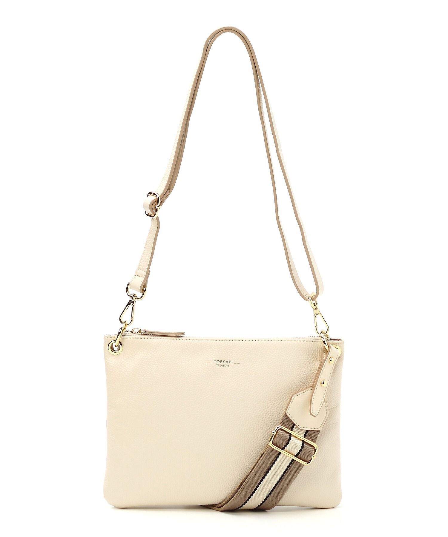 TOPKAPI TREASURE「ストライプベルト・レザー2wayショルダーバッグ」|ショルダー・メッセンジャー|