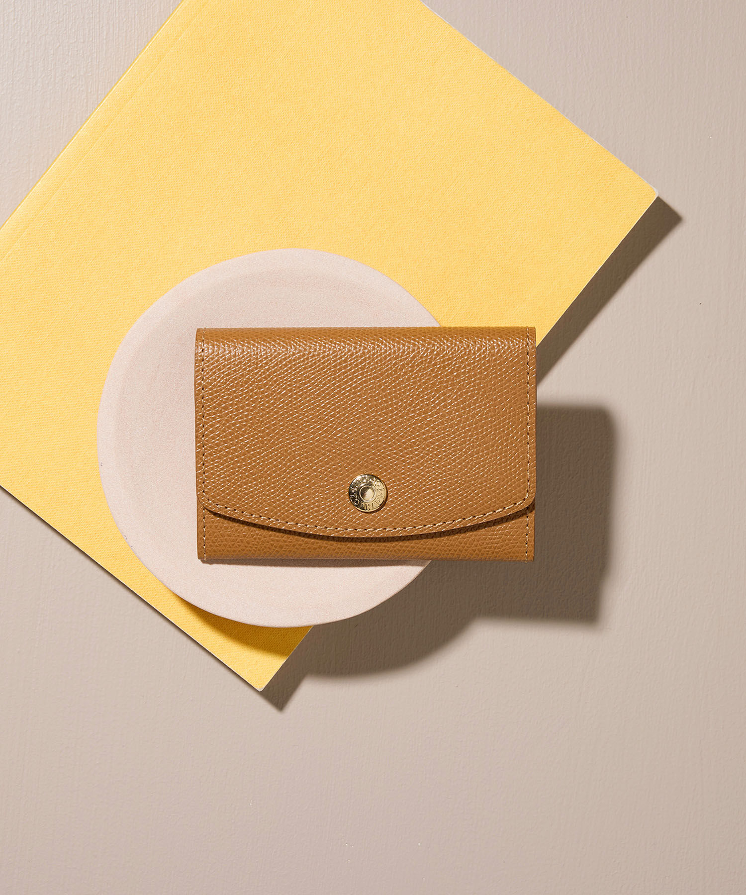 TOPKAPI 「[TOPKAPI]トプカピ 角シボ型押し・ 名刺入れ COLORATO コロラート」|財布|ブラウン