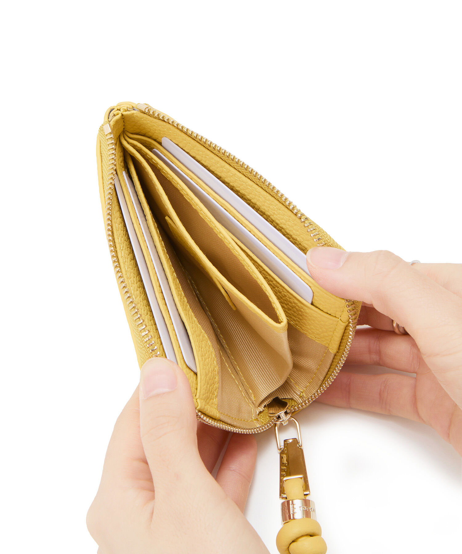 TOPKAPI TREASURE「【TREASURE TOPKAPI】シュリンクレザー Lファスナー ミニ 財布」|財布|