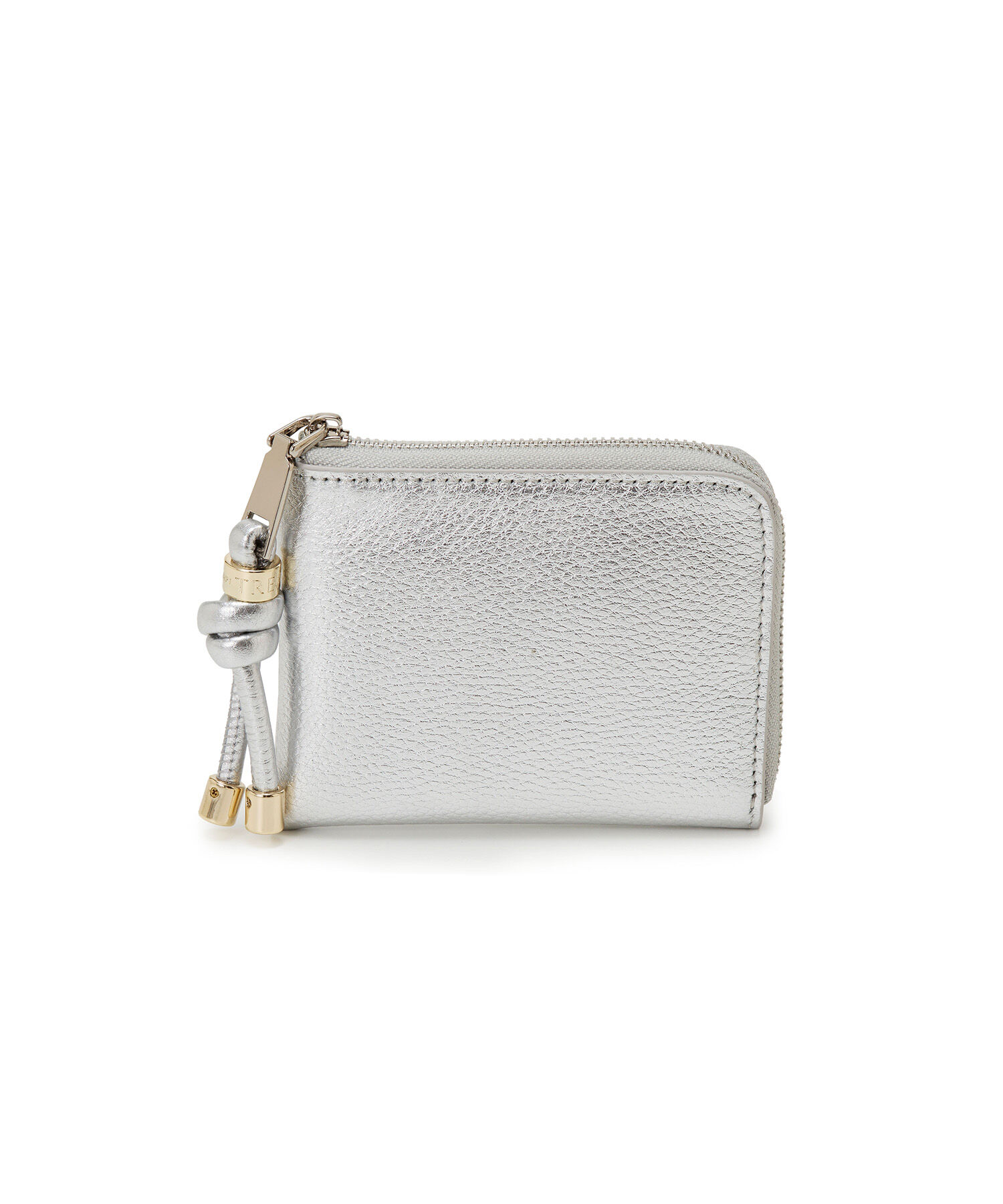 TOPKAPI TREASURE「【TREASURE TOPKAPI】シュリンクレザー Lファスナー ミニ 財布」|財布|シルバー