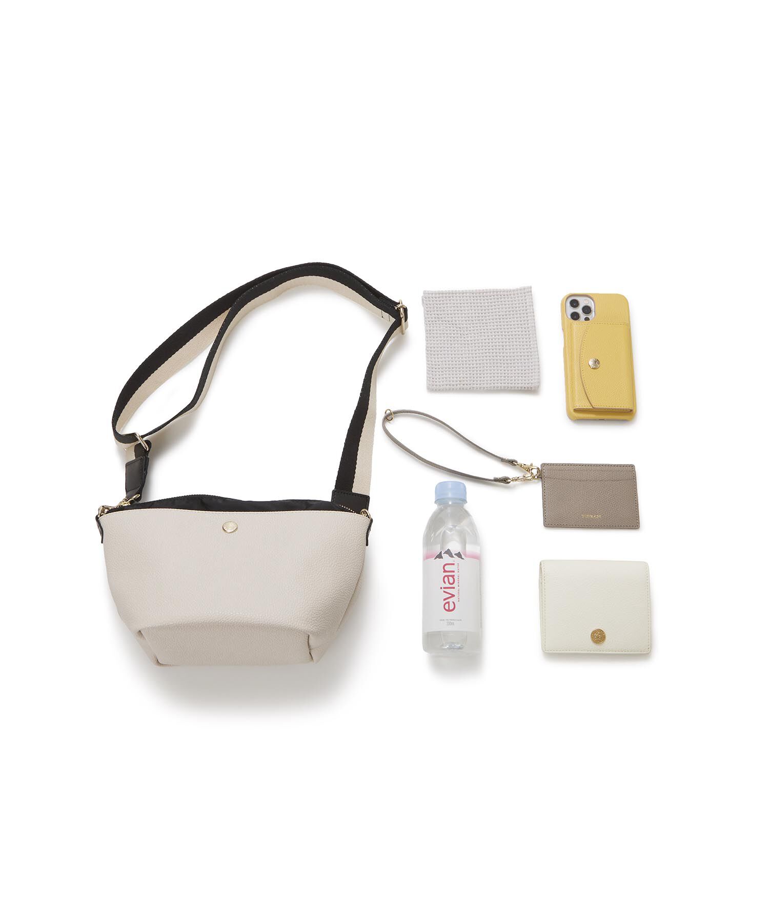 TOPKAPI BREATH「【Breath TOPKAPI】SCOTCH GRAIN スコッチグレイン プレーン バイカラー ミニ ショルダーバッグ」|ショルダー・メッセンジャー|