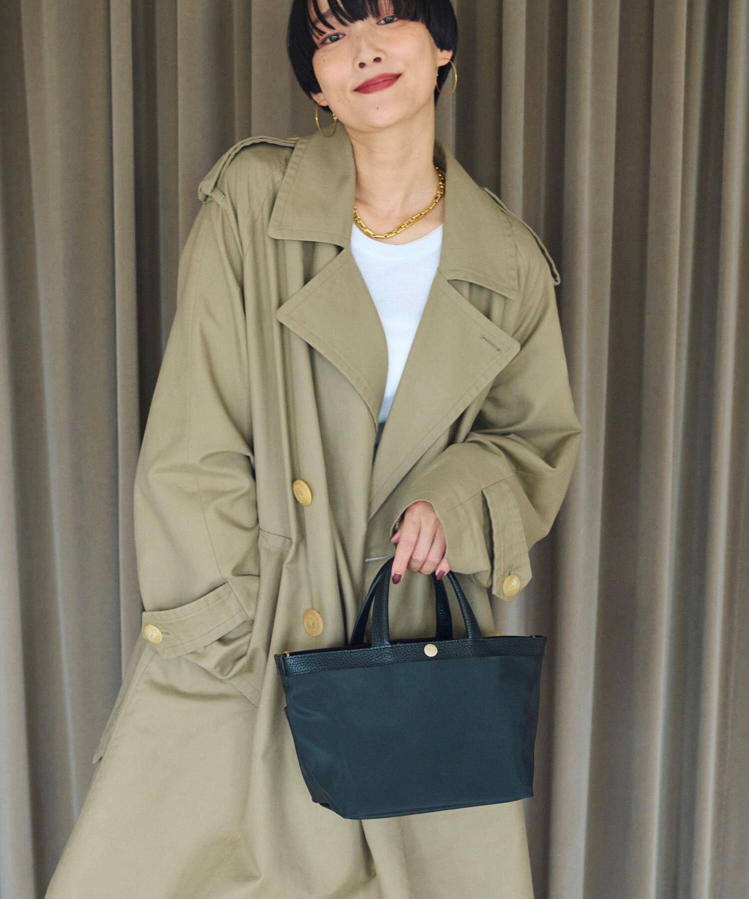 TOPKAPI BREATH「【Breath TOPKAPI】Bright ブライト スリーポケット ミニ トートバッグ」|トートバッグ|