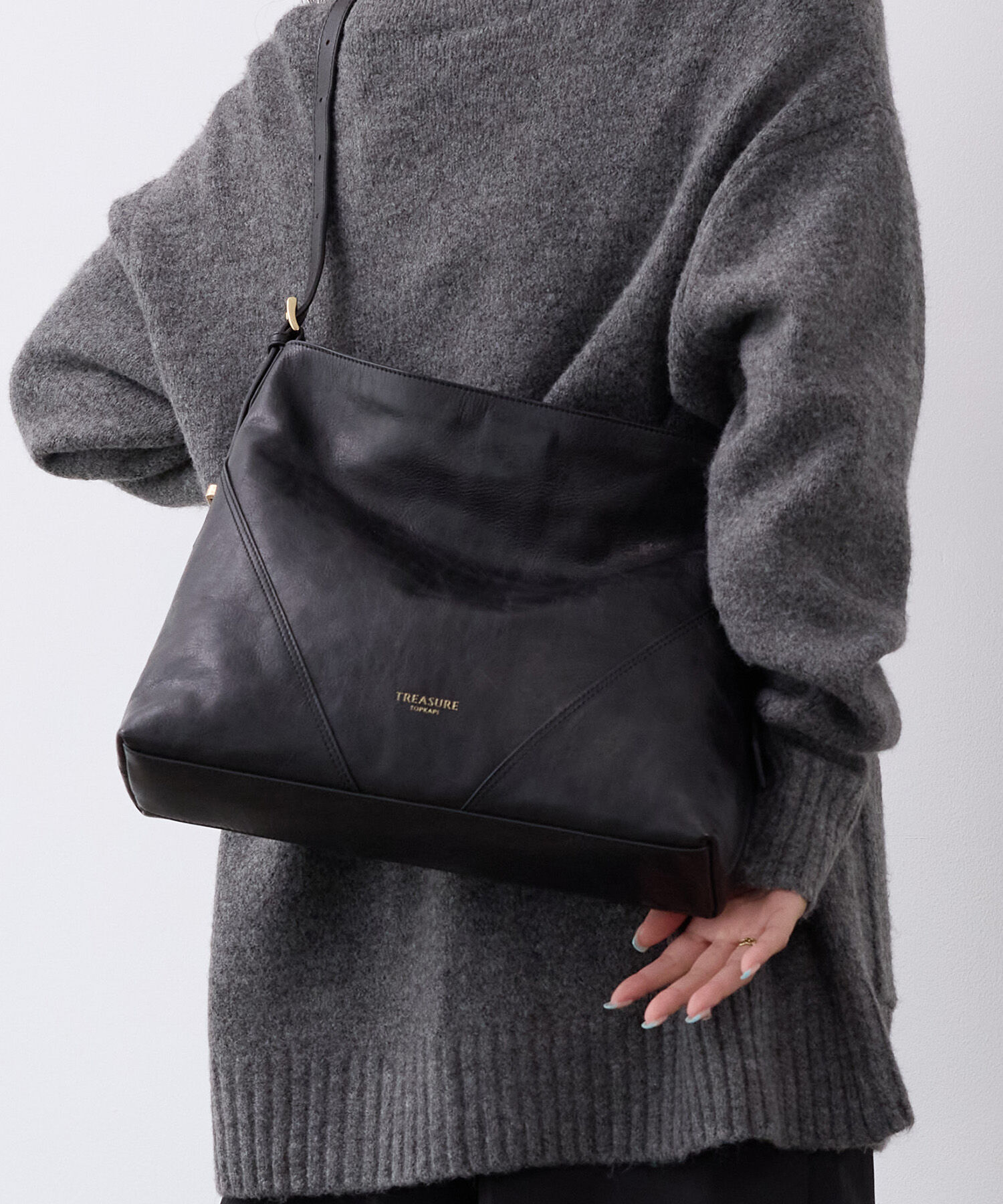 TOPKAPI TREASURE「【TREASURE TOPKAPI】アンティーク調レザー ワンハンドル ショルダー バッグ」|ショルダー・メッセンジャー|