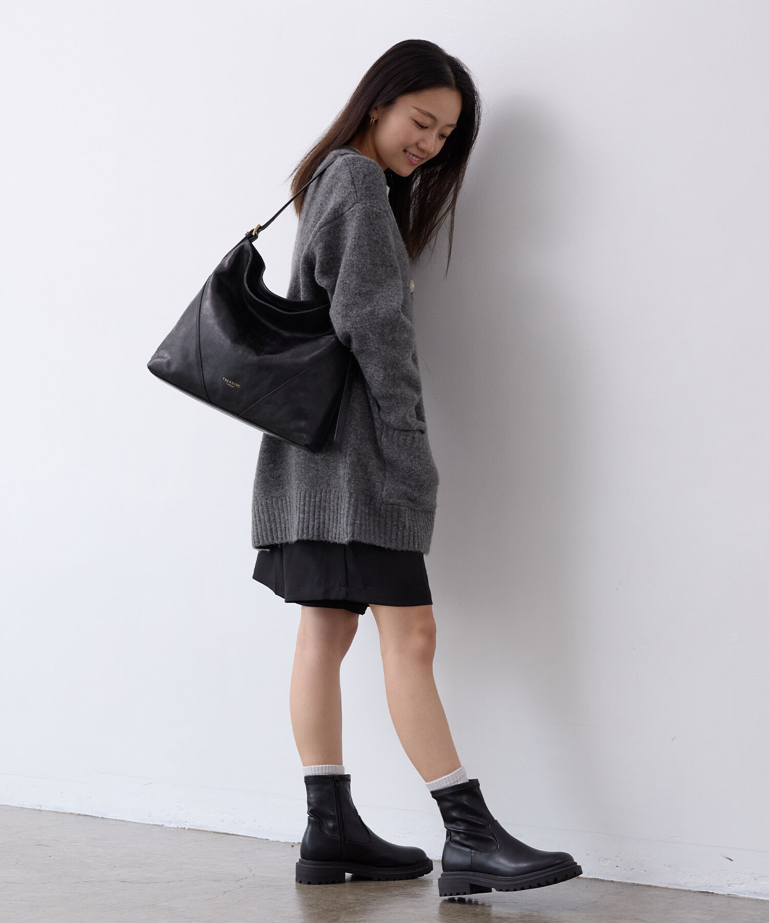 TOPKAPI TREASURE「【TREASURE TOPKAPI】アンティーク調レザー ワンハンドル ショルダー バッグ」|ショルダー・メッセンジャー|