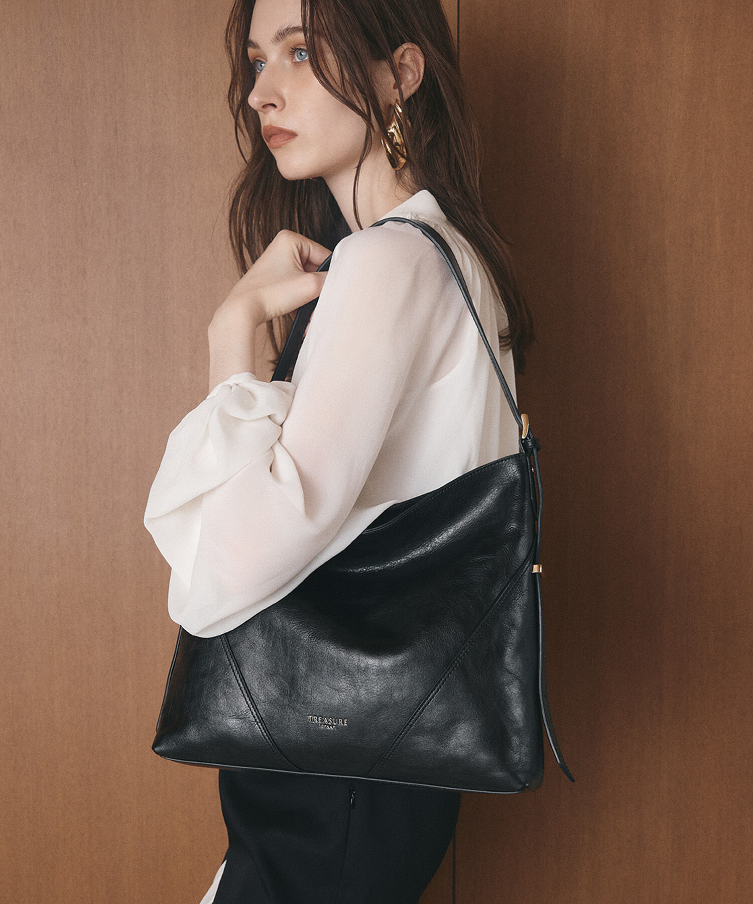 TOPKAPI TREASURE「【TREASURE TOPKAPI】アンティーク調レザー ワンハンドル ショルダー バッグ」|ショルダー・メッセンジャー|