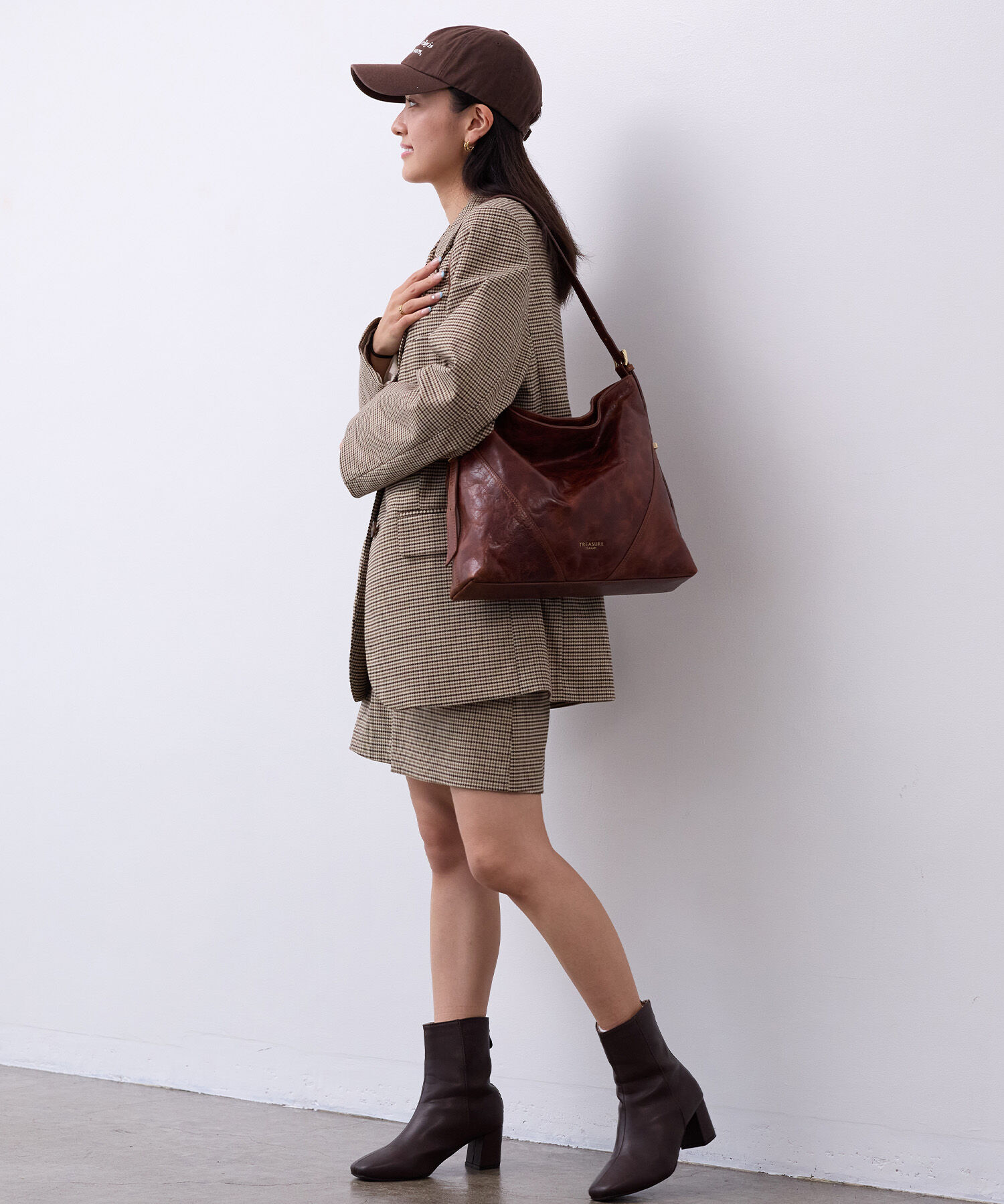 TOPKAPI TREASURE「【TREASURE TOPKAPI】アンティーク調レザー ワンハンドル ショルダー バッグ」|ショルダー・メッセンジャー|