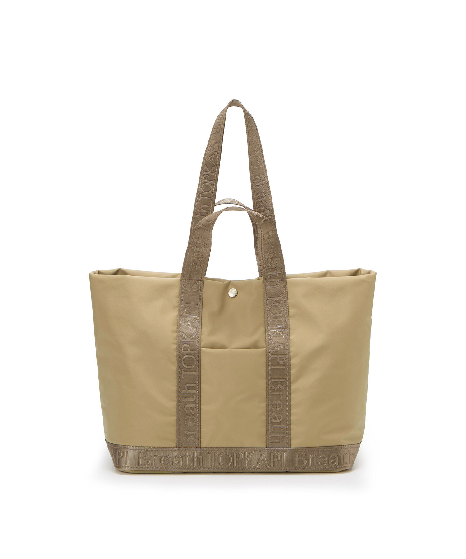 TOPKAPI BREATH「【Breath TOPKAPI】Freely フリーリー ナイロン ロゴテープ ダブルハンドル 2way トートバッグ」|トートバッグ|