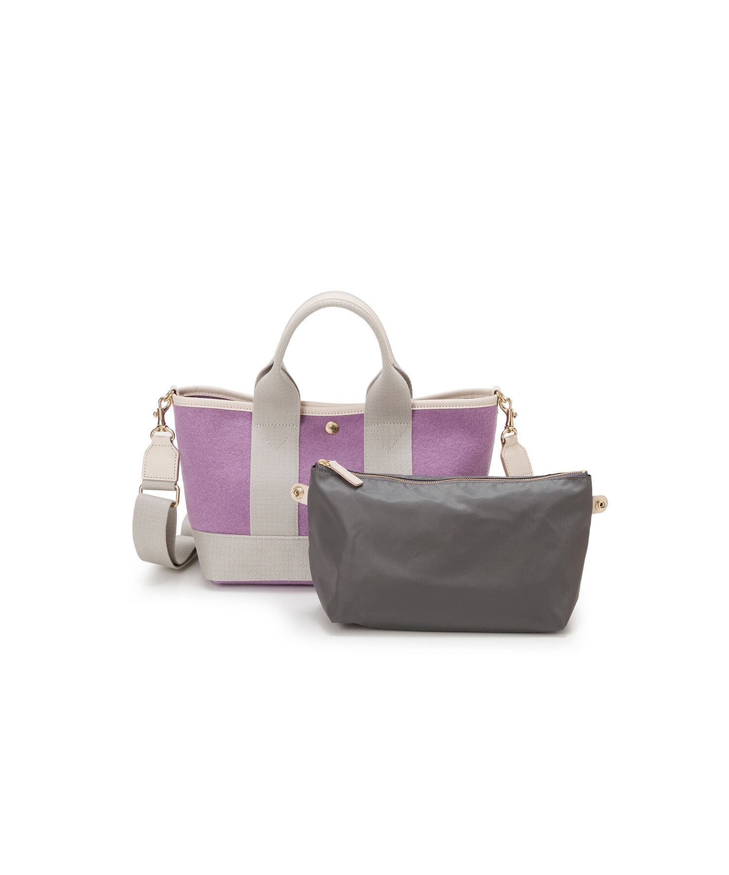 TOPKAPI BREATH「【Breath TOPKAPI】イタリアンフェルト ショルダー付 ミニ トートバッグ S」|トートバッグ|