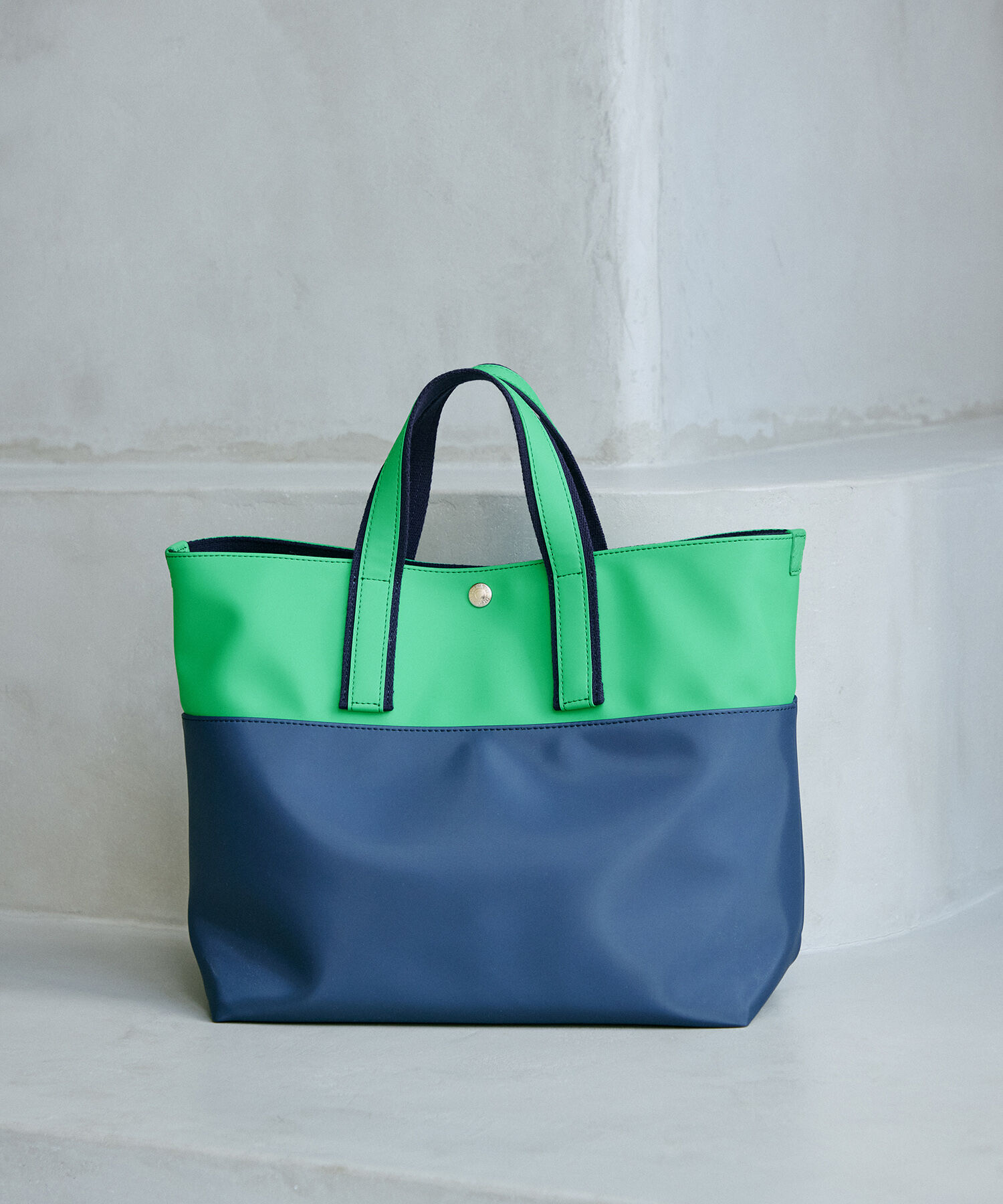 TOPKAPI BREATH「【Breath TOPKAPI】Bright ブライト カラーブロック A4 トートバッグ」|トートバッグ|グリーン