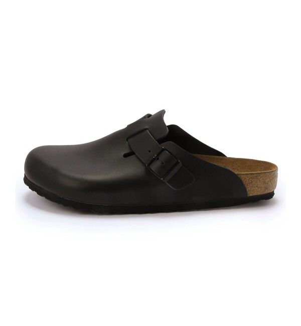 BIRKENSTOCK「【ビルケンシュトック】ボストン/ブラック ナチュラルレザー/クロッグ メンズ レディース」|サンダル|