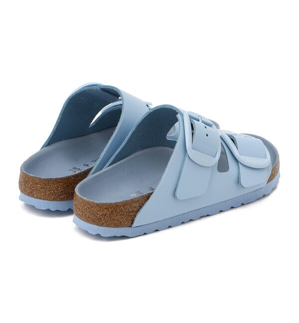 BIRKENSTOCK「【ビルケンシュトック】アリゾナ ビッグバックル ハーフエクスクィジット/パテントブルー/サンダル」|サンダル|