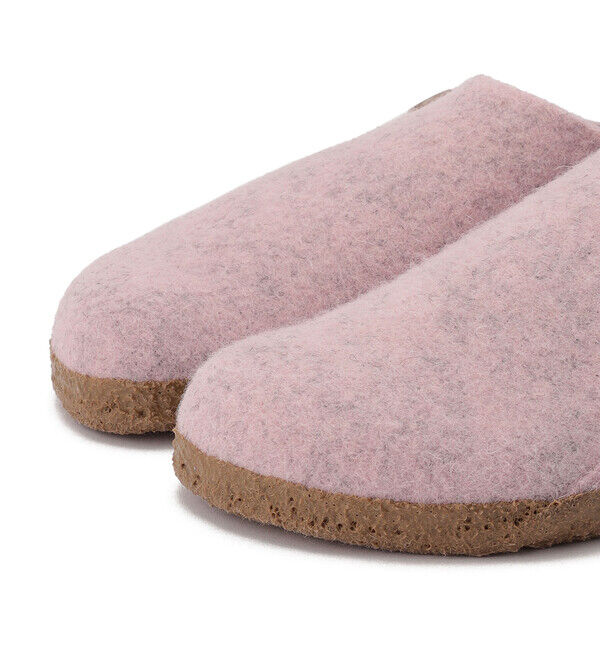BIRKENSTOCK「【ビルケンシュトック】ツェルマット/ライトローズ ウールフェルト/ルームシューズ レディース」|サンダル|