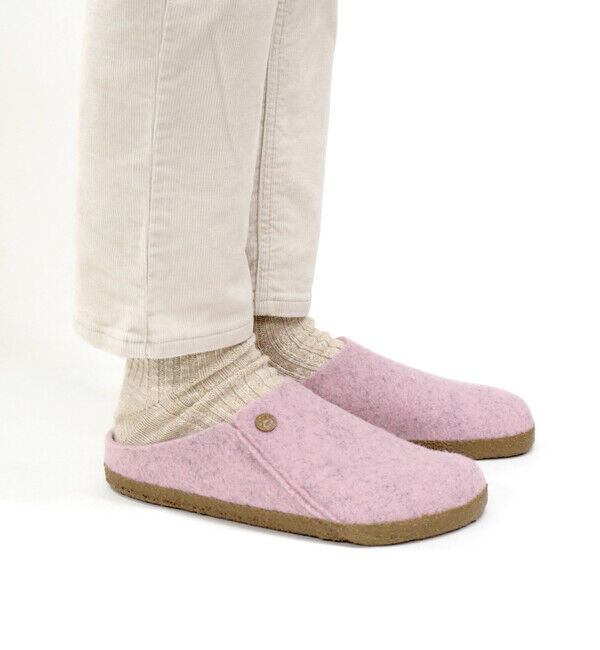 BIRKENSTOCK「【ビルケンシュトック】ツェルマット/ライトローズ ウールフェルト/ルームシューズ レディース」|サンダル|