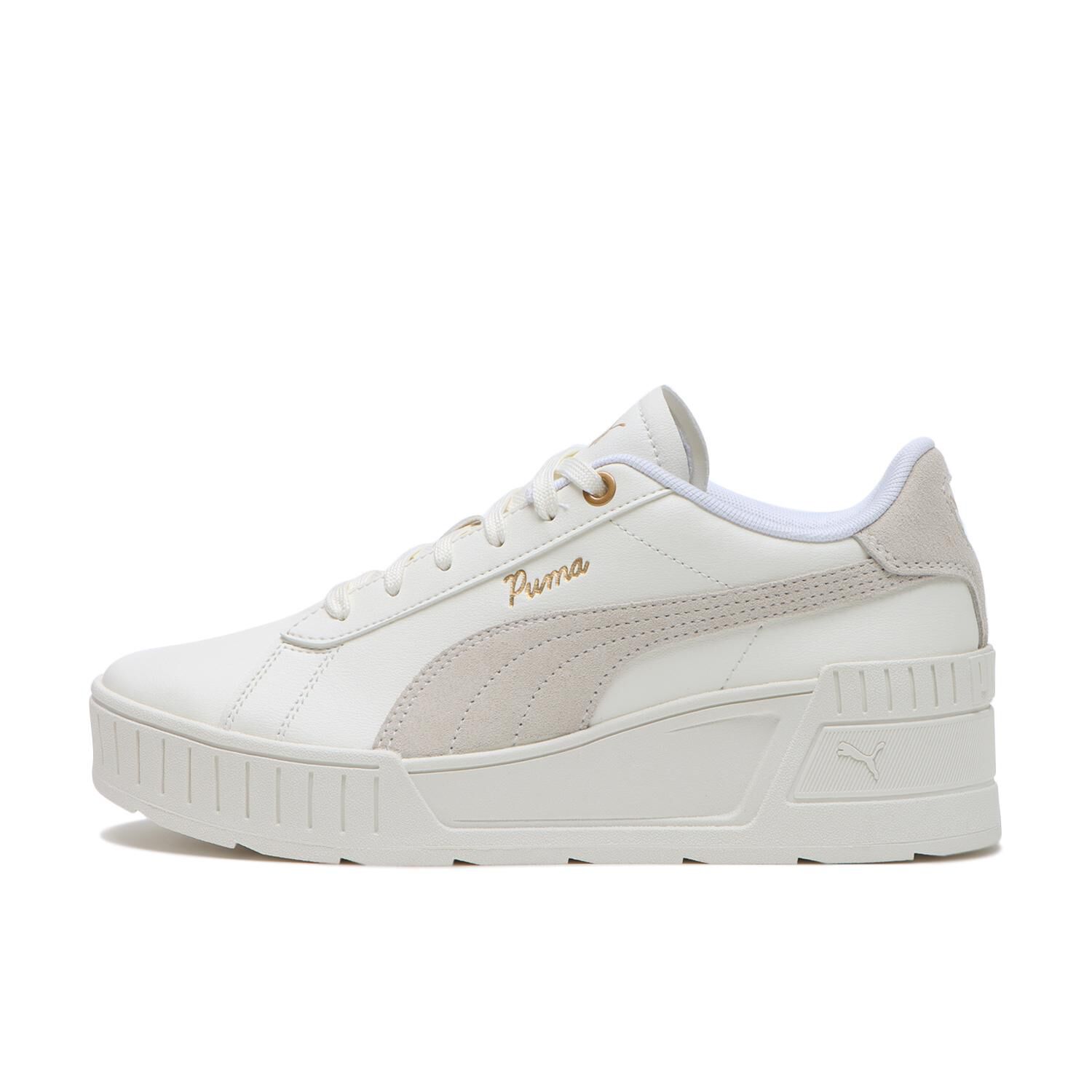 PUMA「【PUMA】KARMEN WEDGE CG SD」|スニーカー|ホワイト