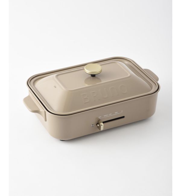 BRUNO「コンパクトホットプレート」|電化製品|ベージュ