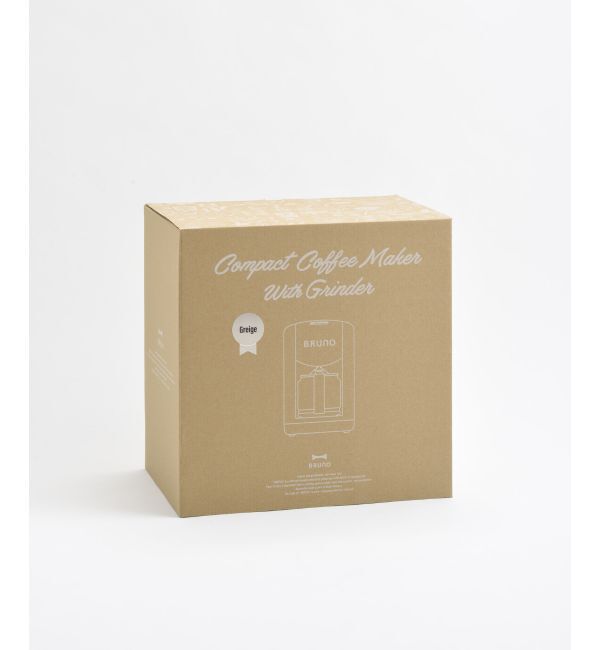BRUNO「コンパクトミル付きコーヒーメーカー」|電化製品|