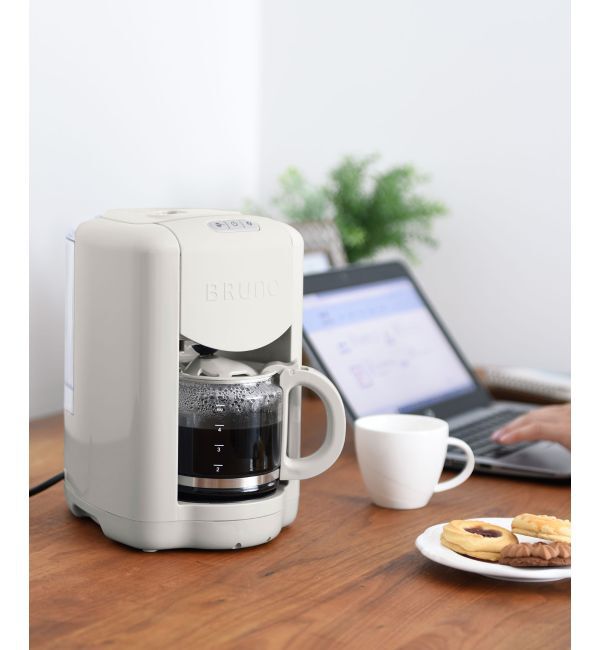 BRUNO「コンパクトミル付きコーヒーメーカー」|電化製品|