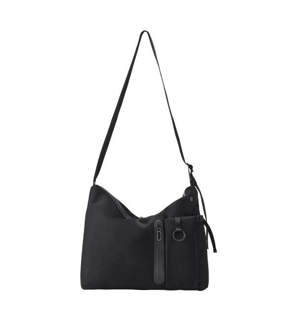 MILESTO「LIKID ラウンドショルダーバッグ L」|ショルダー・メッセンジャー|ブラック