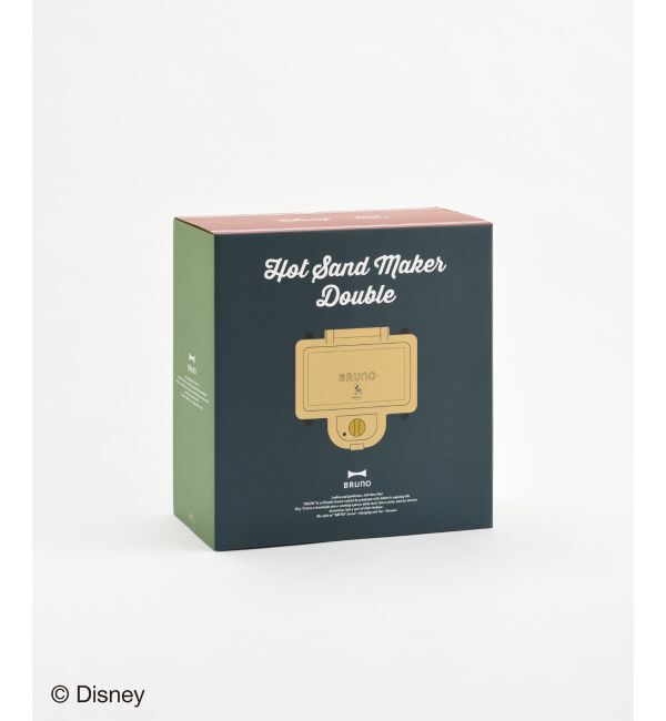 BRUNO「DISNEY ホットサンドメーカー ダブル」|電化製品|