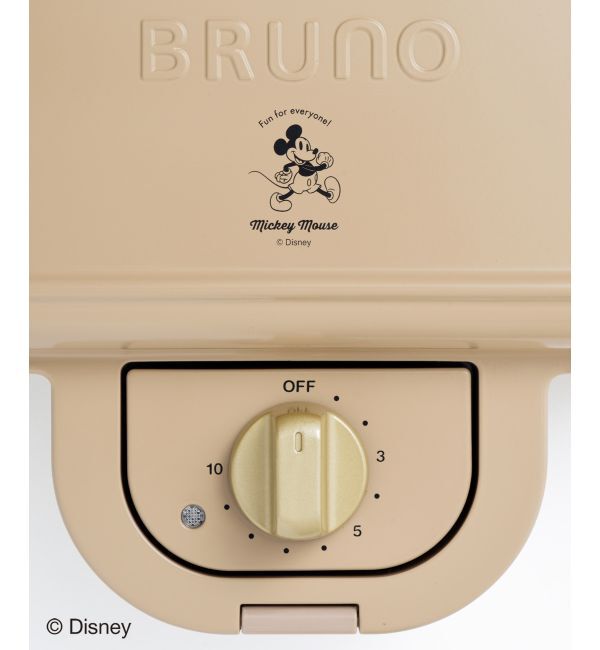 BRUNO「DISNEY ホットサンドメーカー ダブル」|電化製品|