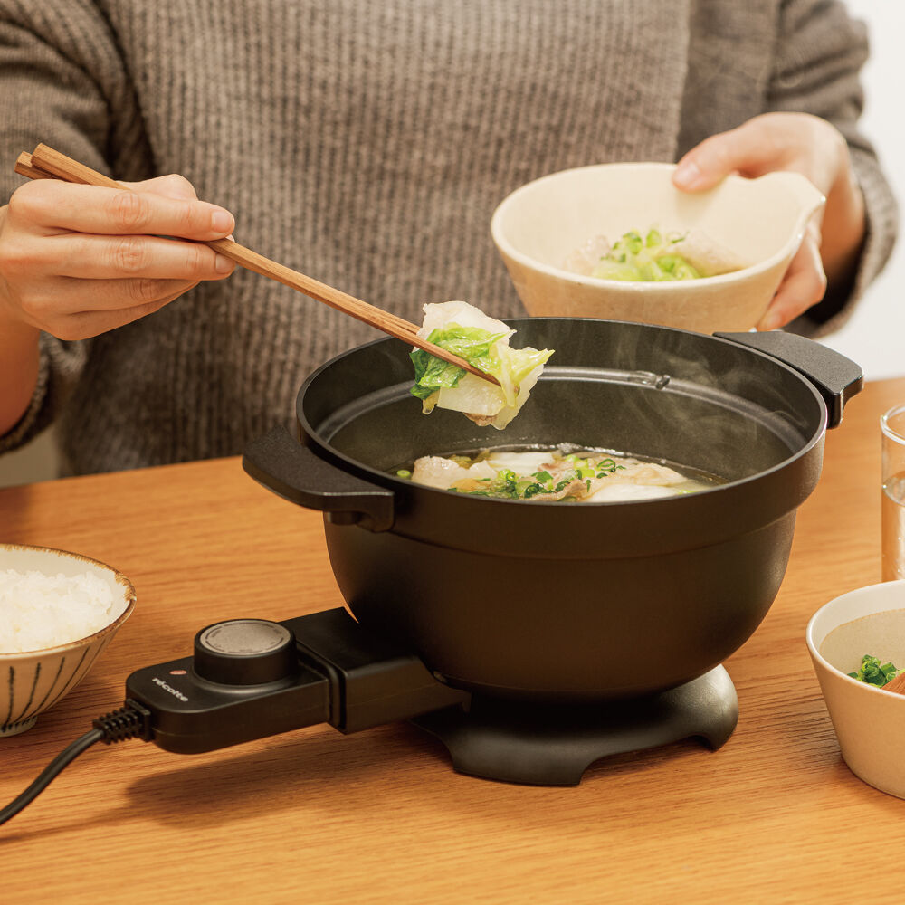 recolte「レコルト 電気なべ コポット REP-1」|食器・キッチングッズ|ブラック
