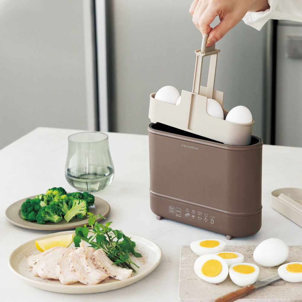 recolte「レコルト エッグ＆ボイルクッカー REB-1」|食器・キッチングッズ|モカブラウン
