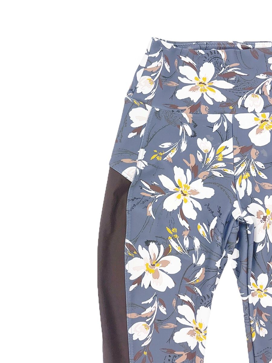  「モクレン風フラワープリントフルレギンス」|スポーツ|