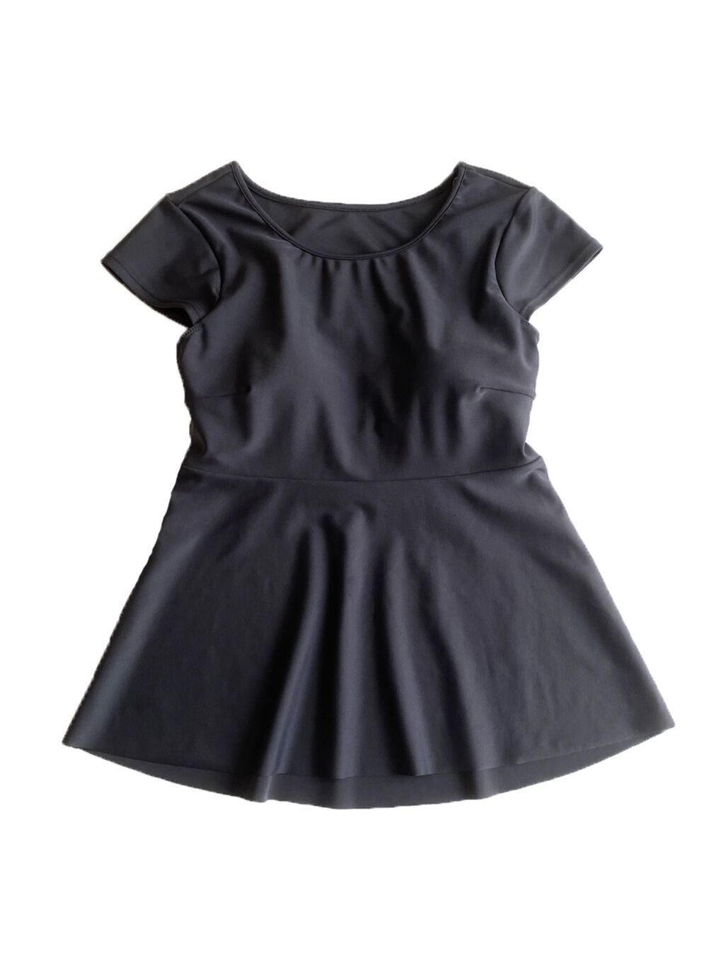 ALBOVE「耐塩素素材無地ベーシックキャップスリーブブラトップス」|ビキニトップス|