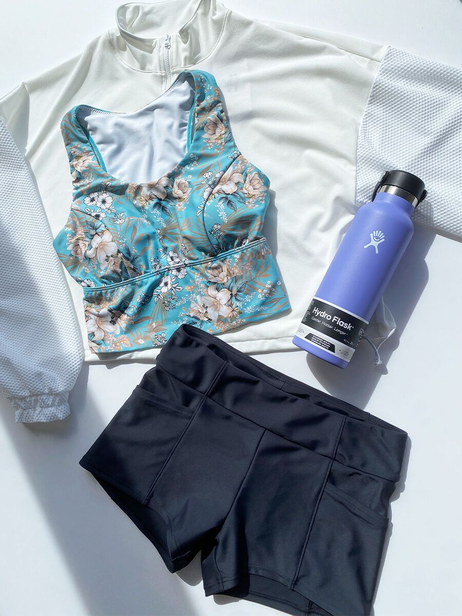 ALBOVE「耐塩素素材無地ボーイショーツ」|ショーツ|