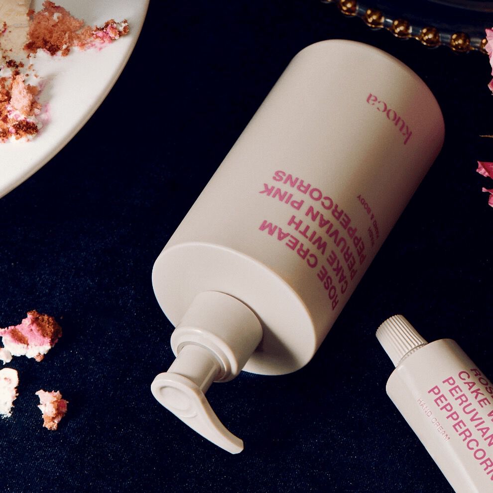 kuoca「【kuoca】ハンド&ボディウォッシュ ローズケーキ」|ボディクレンジング|