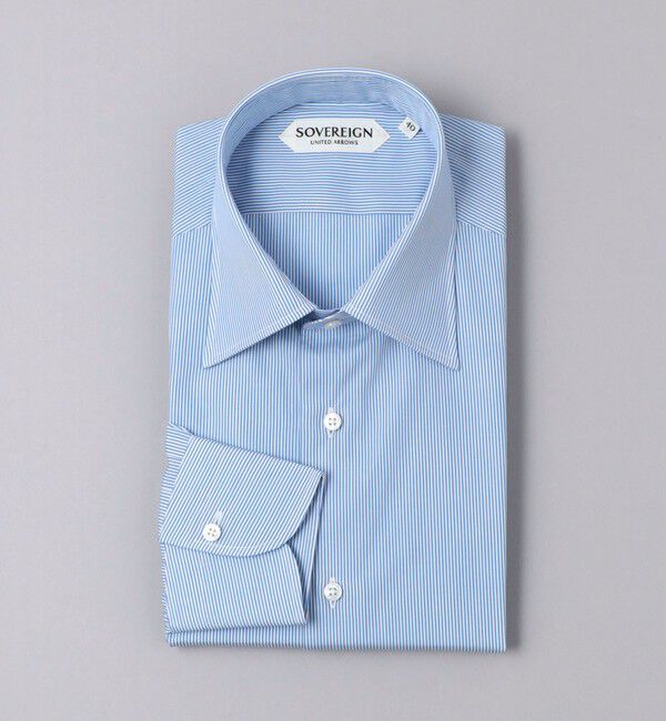 UNITED ARROWS「＜SOVEREIGN＞ CANCLINI/キャンディストライプ  セミワイドカラーシャツ」|シャツ・ブラウス|ROYAL